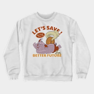 funny pig Crewneck Sweatshirt